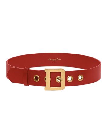 Christian Dior Women's Diorquake Calfskin Belt